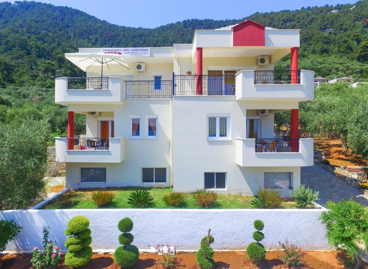 Anna Apartments Chrisi Ammoudia Esterno foto